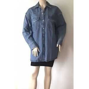 LEVI'S Relaxed Oversize Pearl Snap Western Shirt/Jacket (Size M)